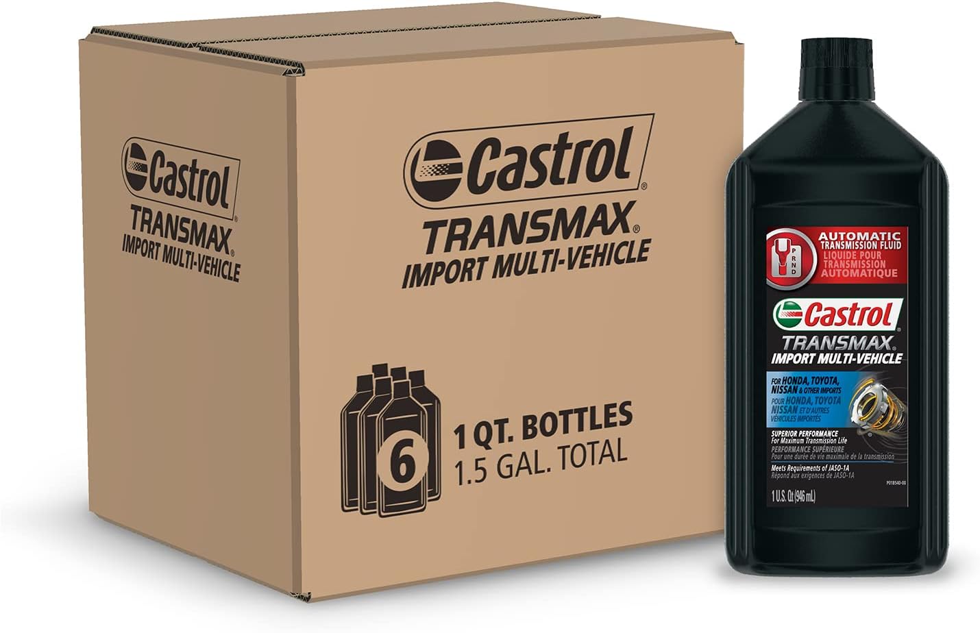 Castrol Transmax Import Multi Vehicle ATF 6x946 ml