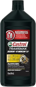 Castrol Transmax Dexron VI Automatic Transmission Fluid (ATF), 946ml (Case of 6)