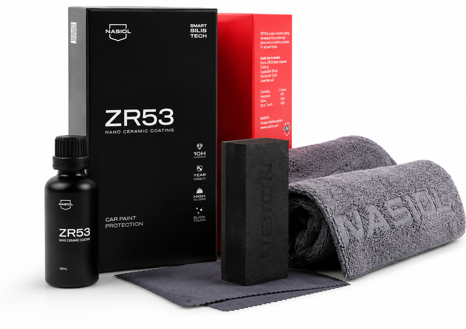 Nasiol ZR53 10H Nano Ceramic Coating 50ml (3 - 7 Years)
