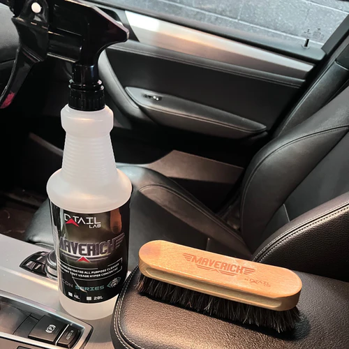 Detail Lab MAVERICK Horsehair Brush for Leather, Suede & Alcantara