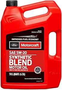 Motorcraft SAE 5W-20 Synthetic Blend Motor Oil