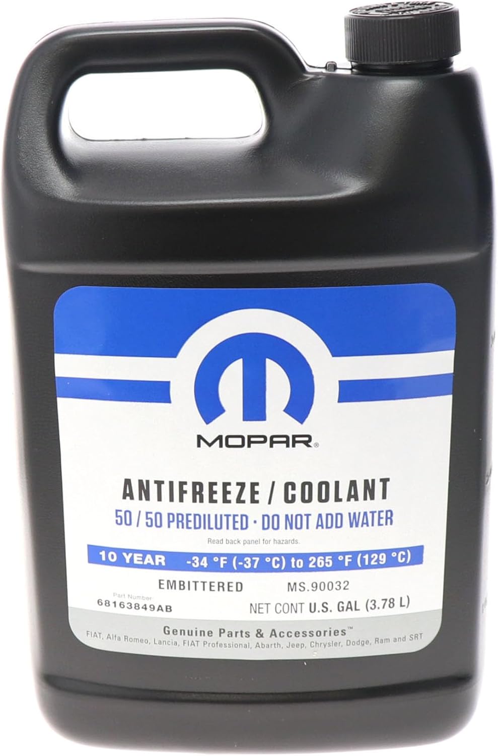 Mopar Antifreeze/Coolant- 68163849AC