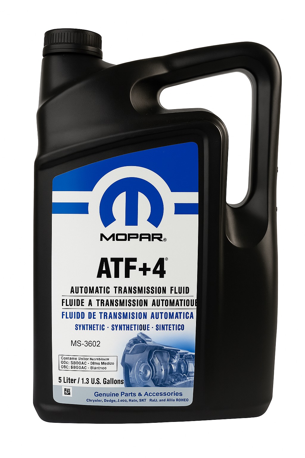 Mopar ATF+4 Automatic Transmission Fluid-5 liter