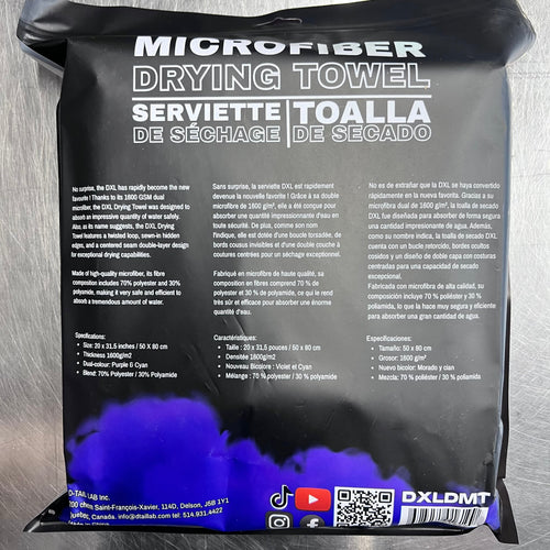 Detail Lab Microfiber Drying Towel-1600 gsm