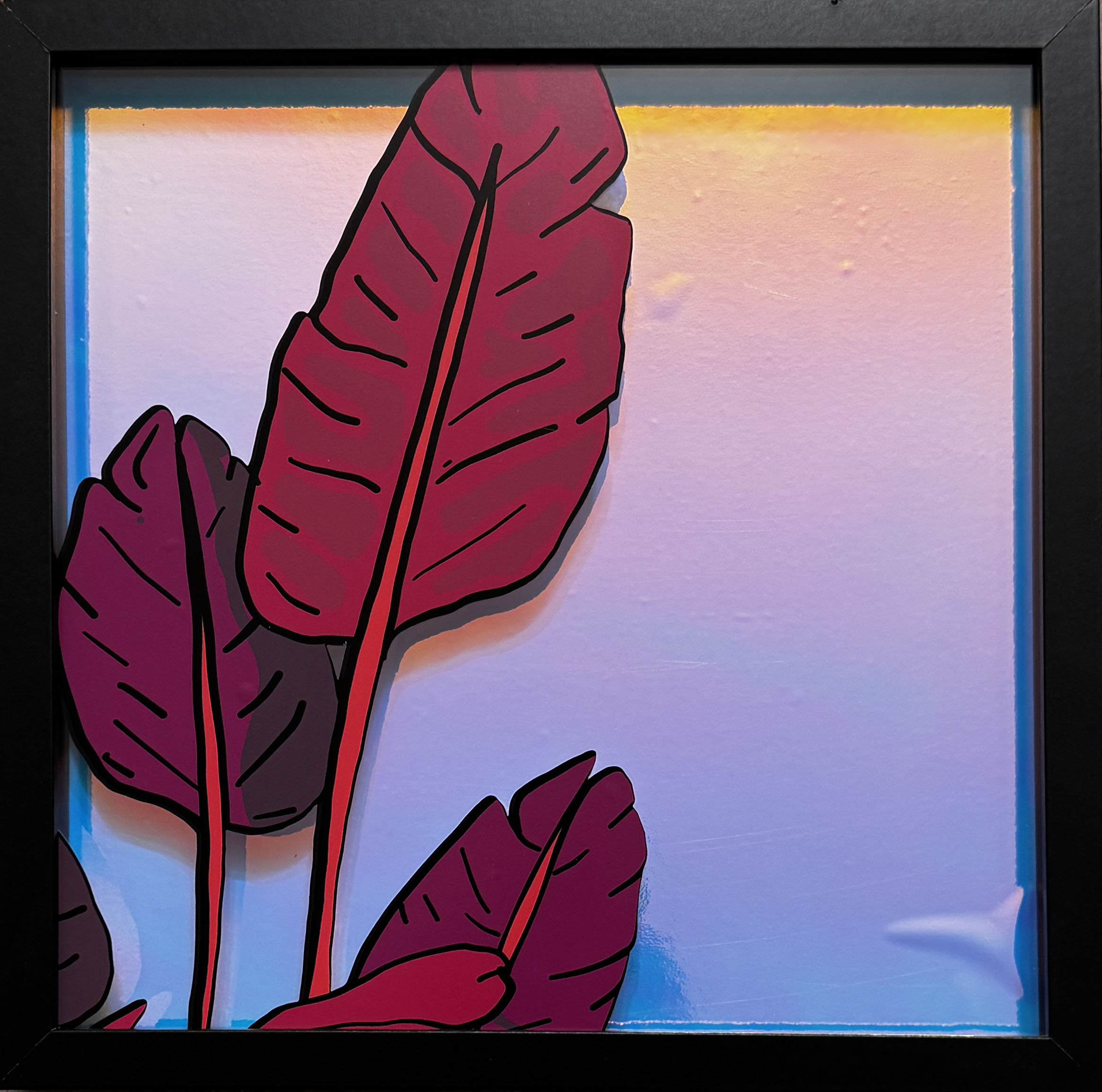 Framed Neon Forest -2