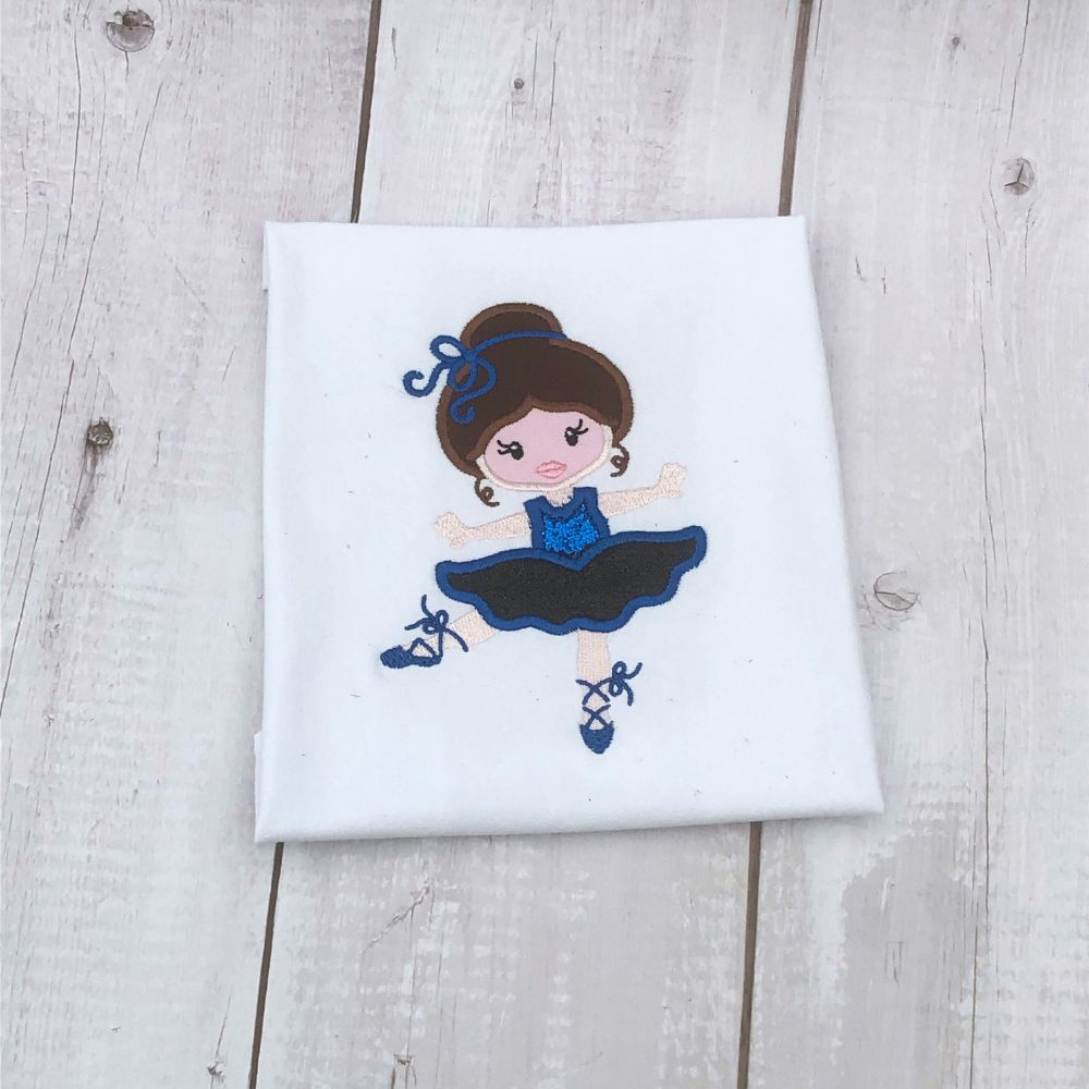 Girls ballerina birthday shirt
