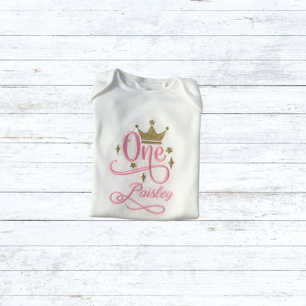 Girls princess birthday shirt