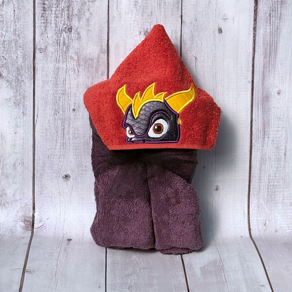 Hooded towel dragon