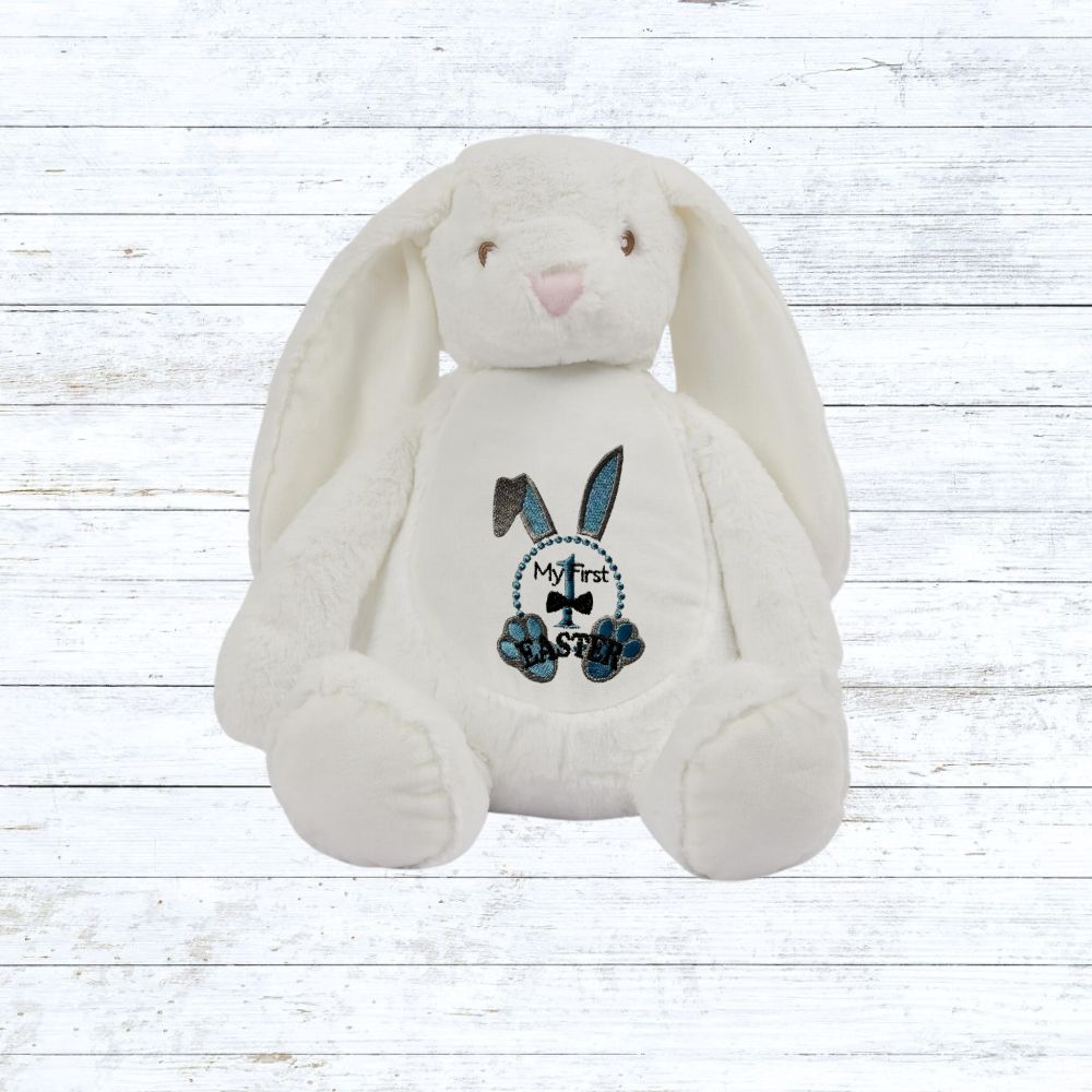 My first easter embroidered rabbit