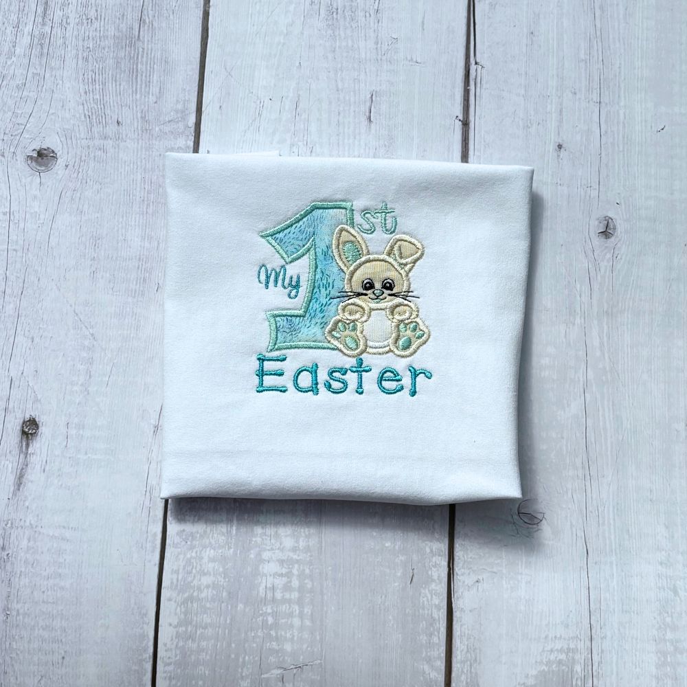 Personalised boys my first easter shirt 