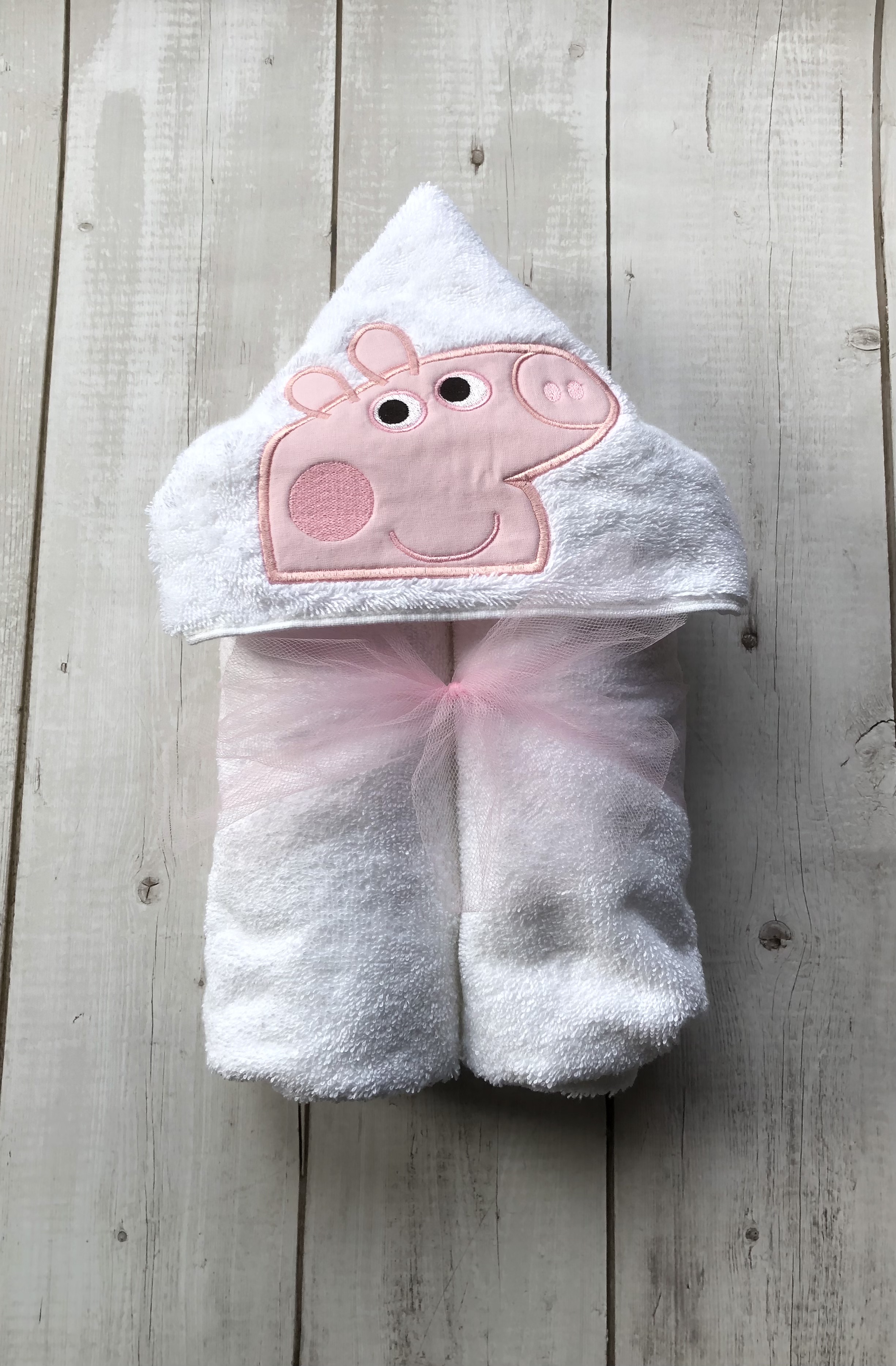 Hooded towel Peppa pig