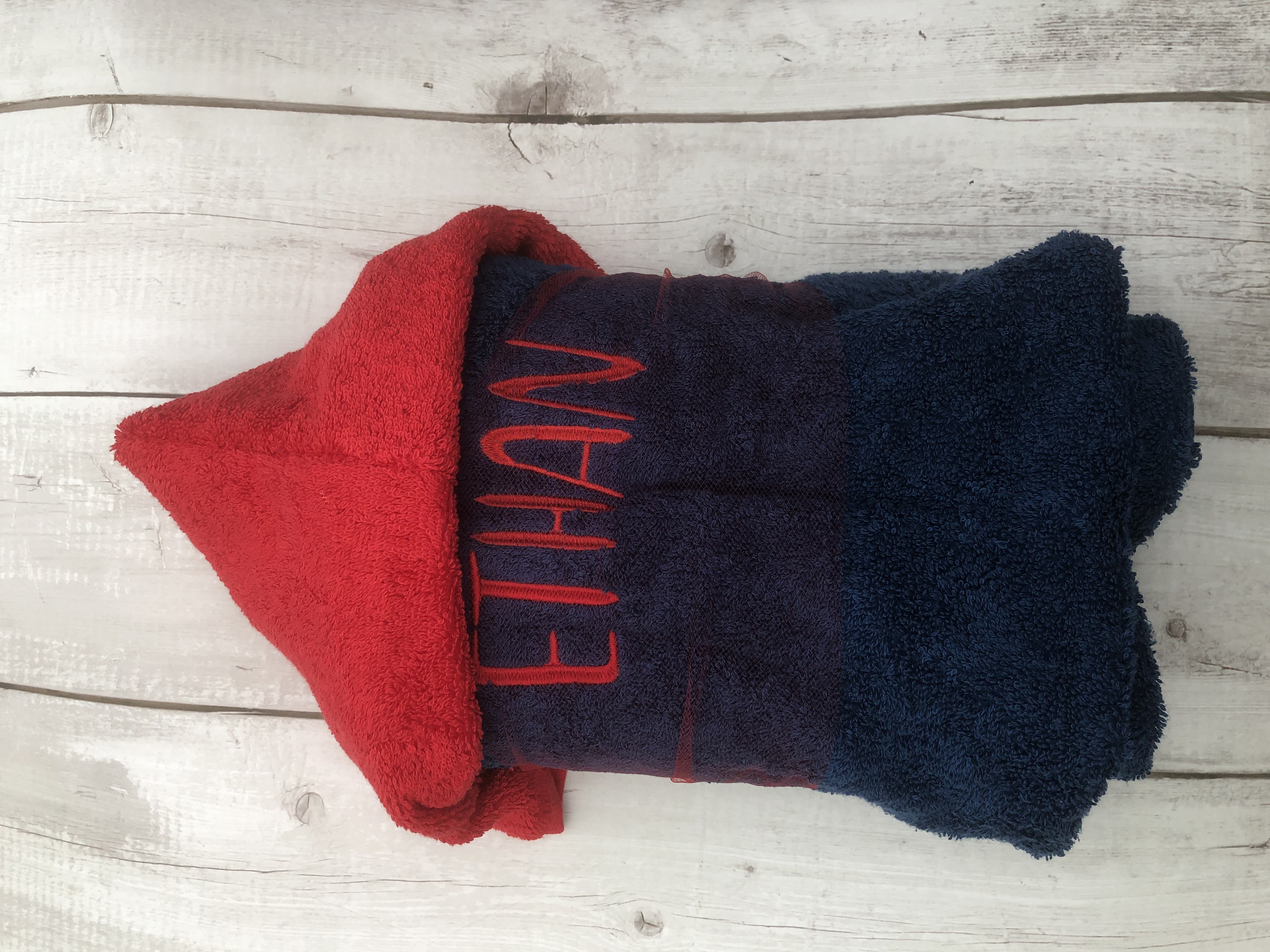 Hooded towel Spiderman