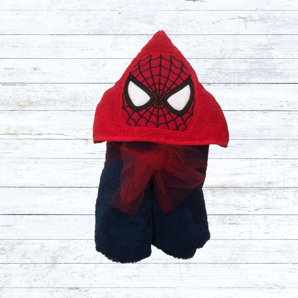 Hooded towel Spiderman