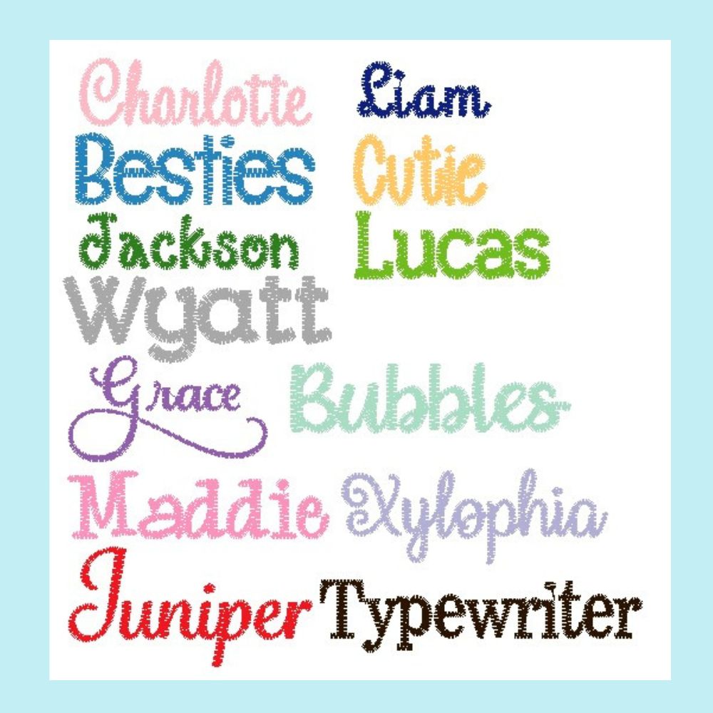 Personalised embroidered name bath towels for kids