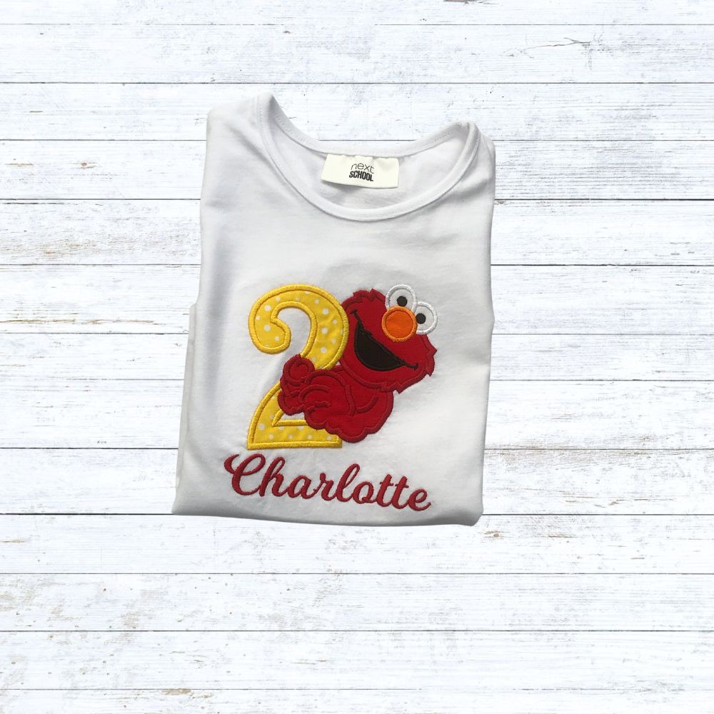 Elmo birthday shirt
