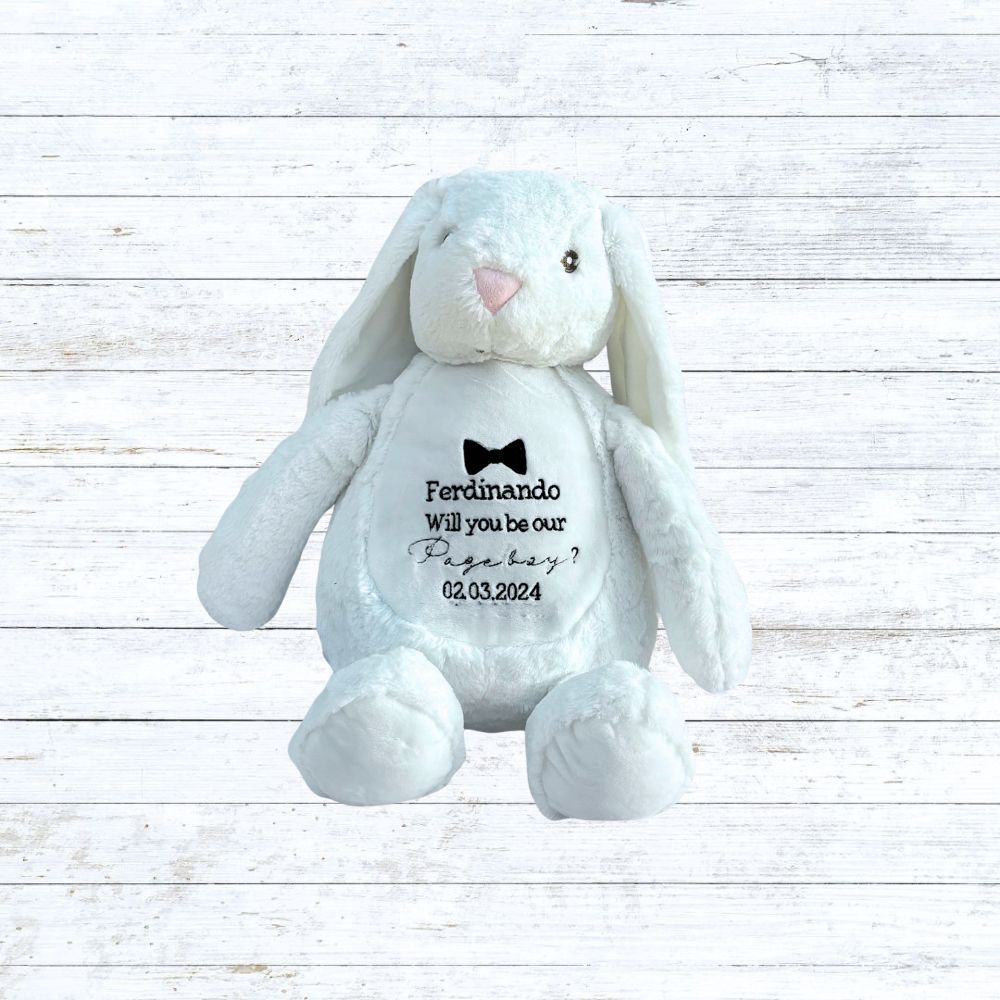 Personalised page boy bunny