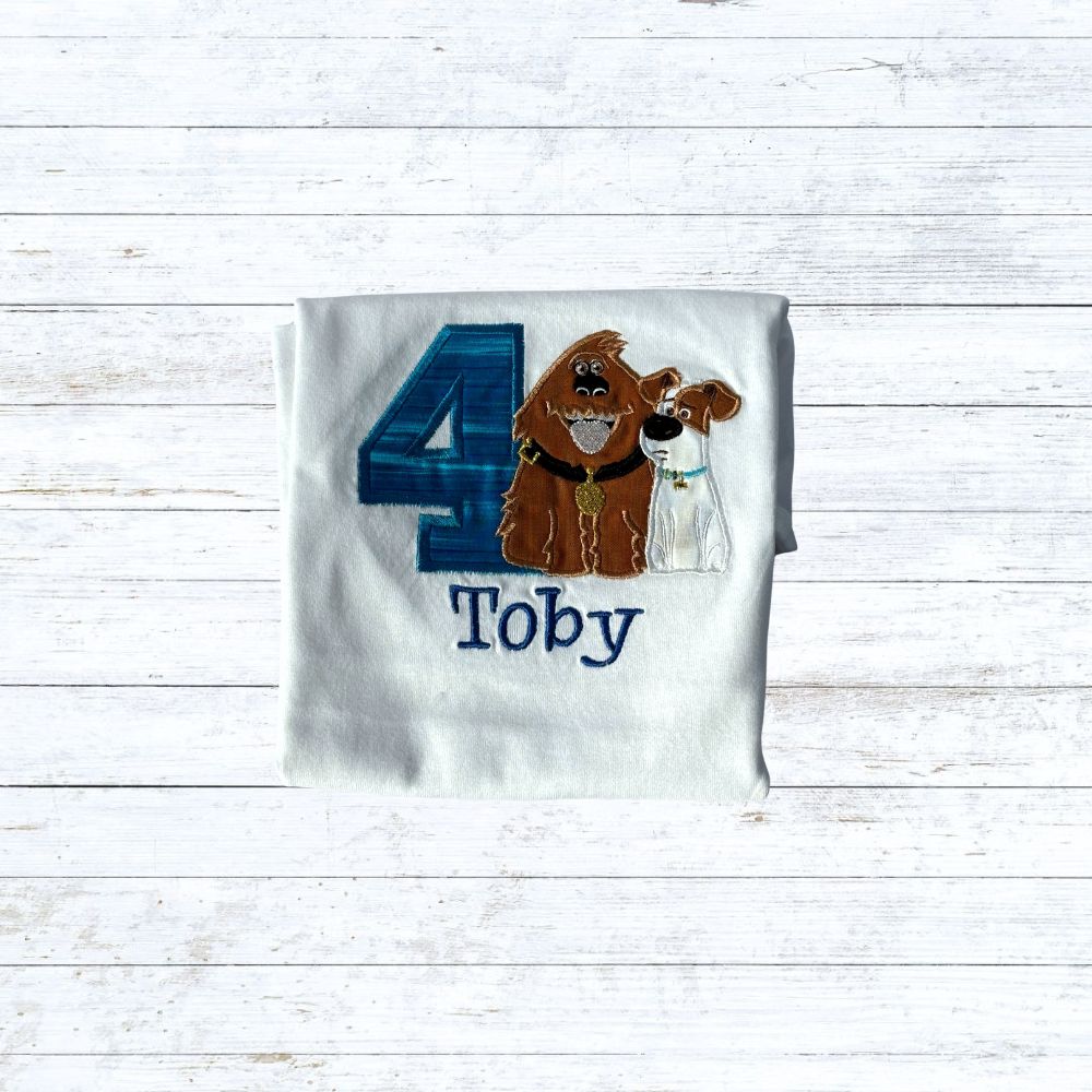 Dog birthday shirt for boys