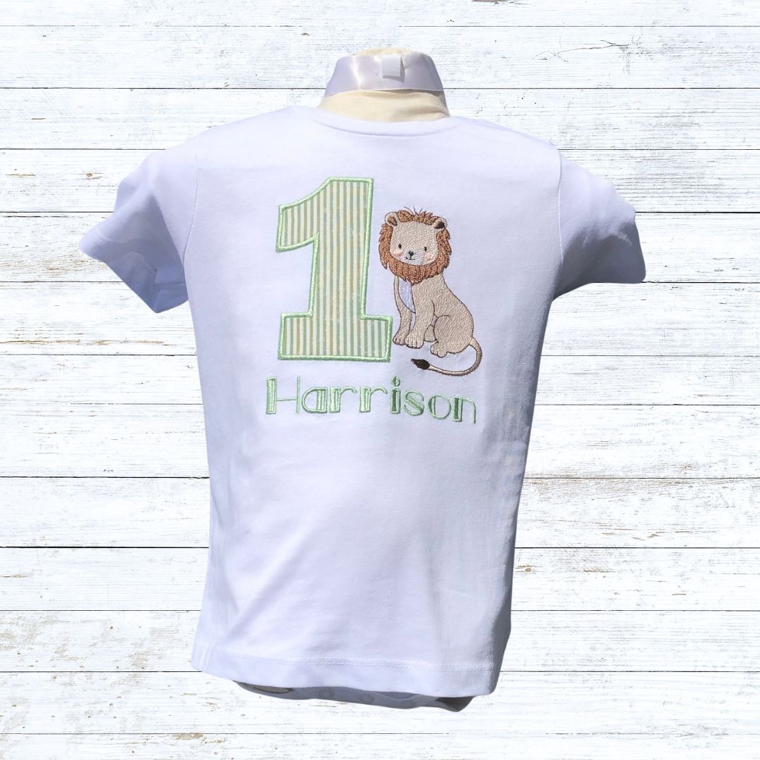 Boys Lion birthday shirt