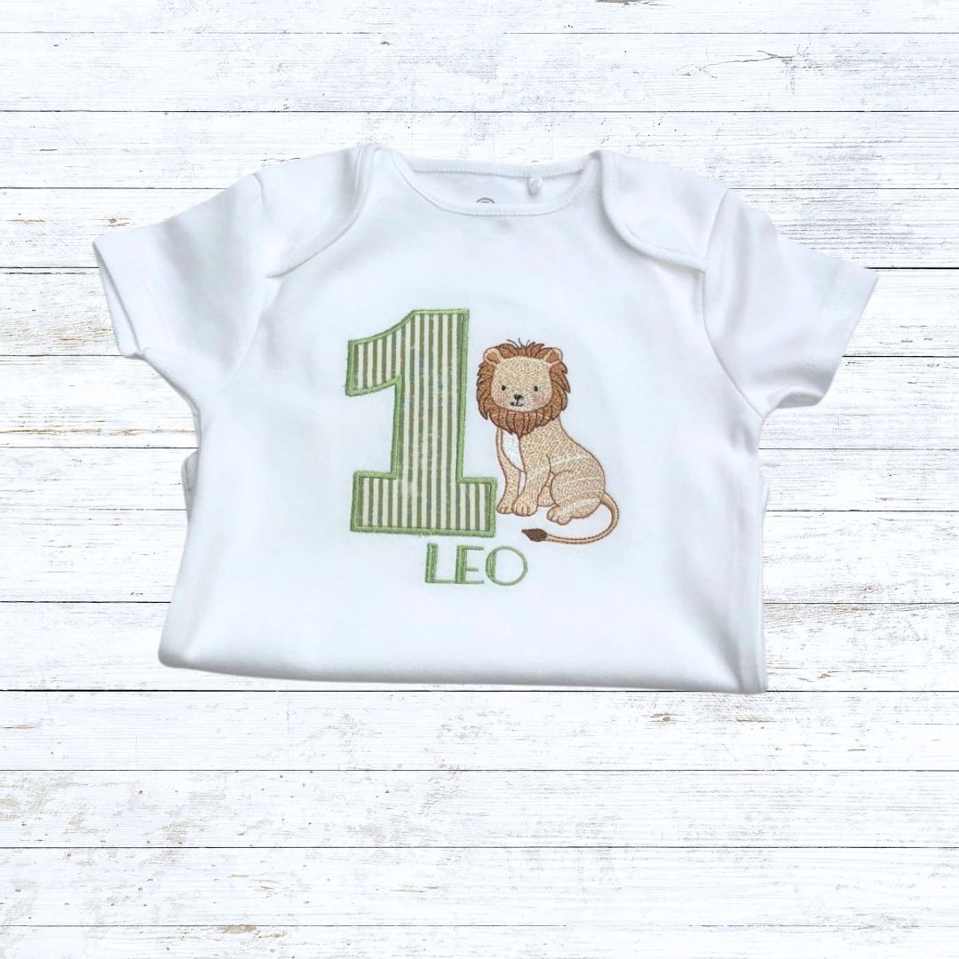 Boys Lion birthday shirt