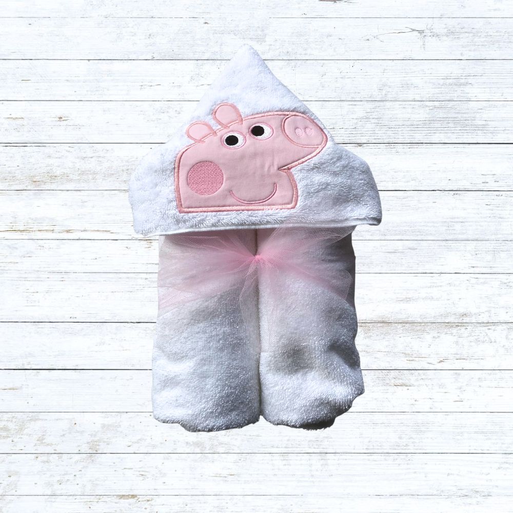 Hooded towel Peppa pig