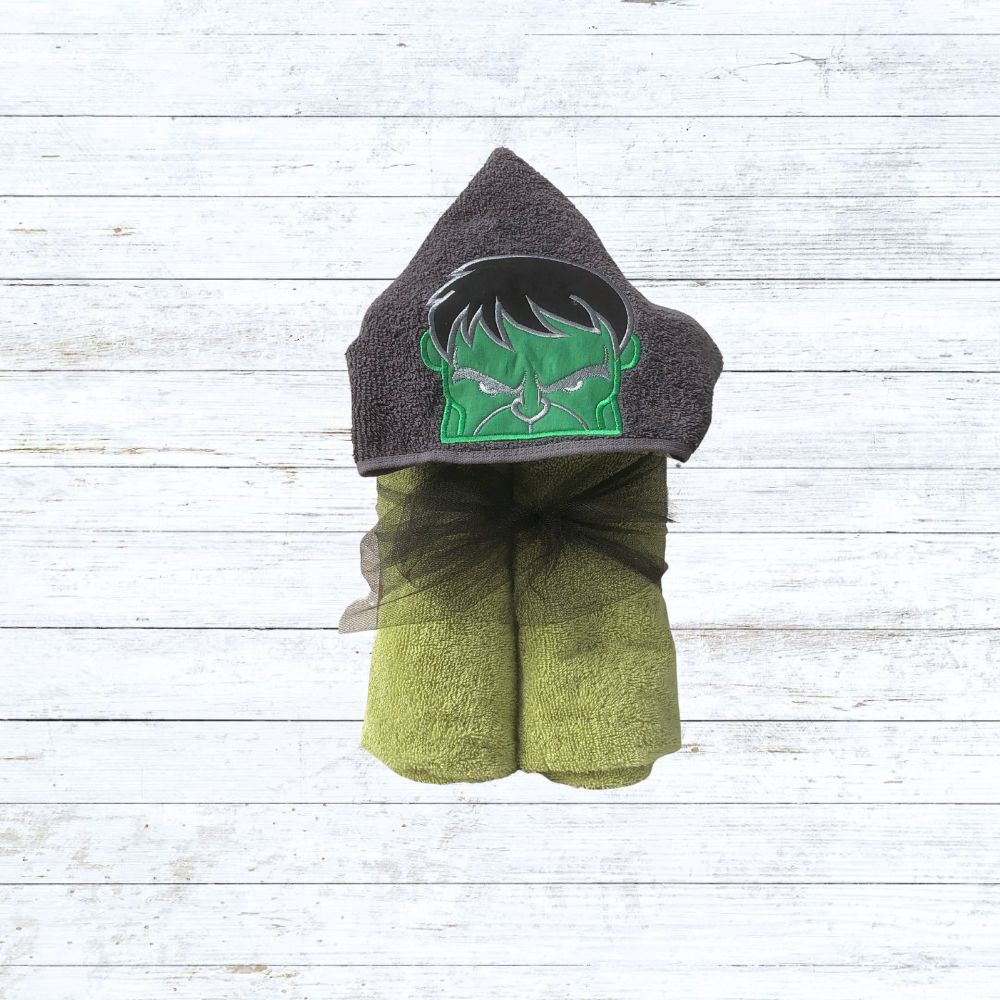 Hooded towel Hulk