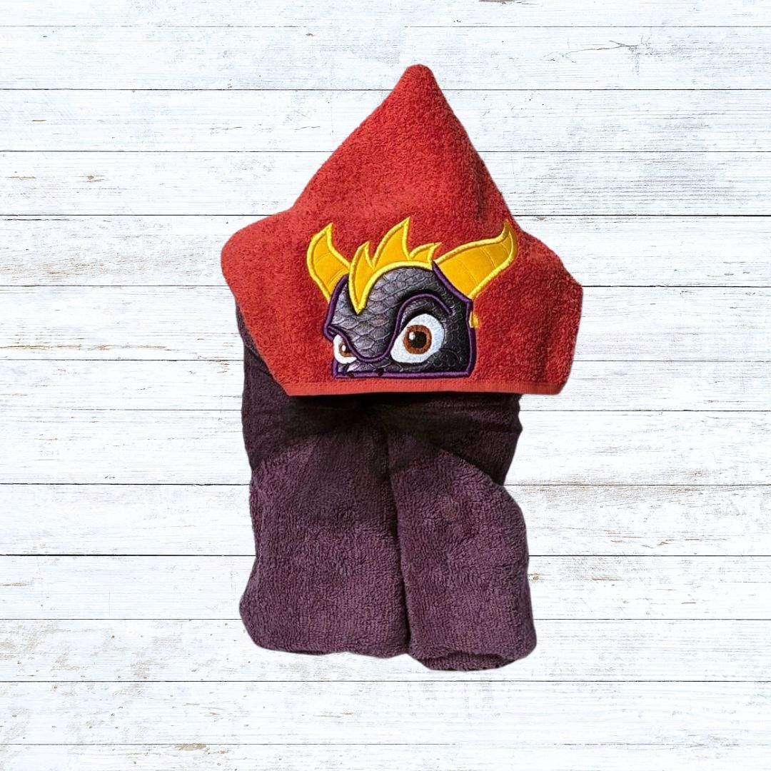 Hooded towel dragon