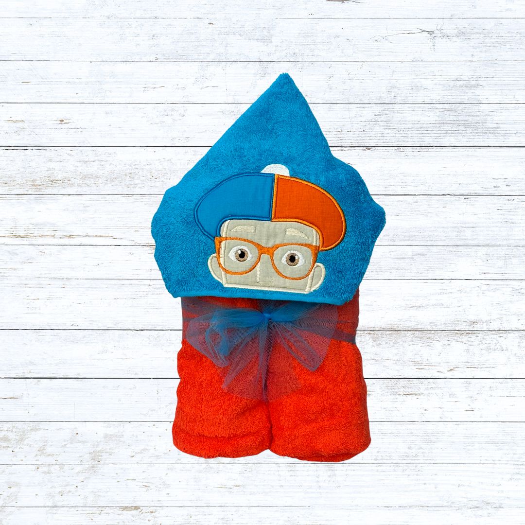 Hooded towel blippi