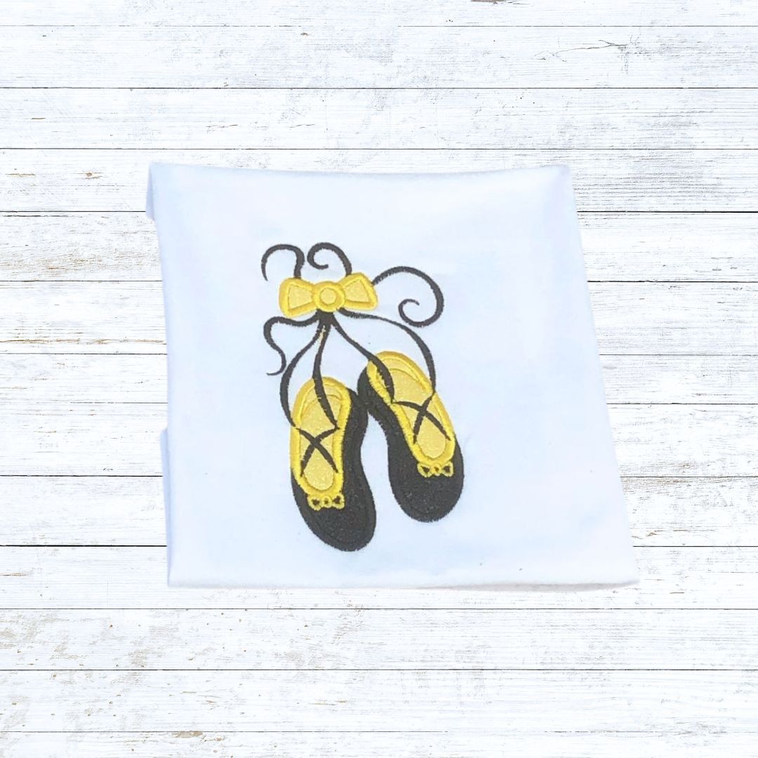 Girls ballet shoes birthday shirt