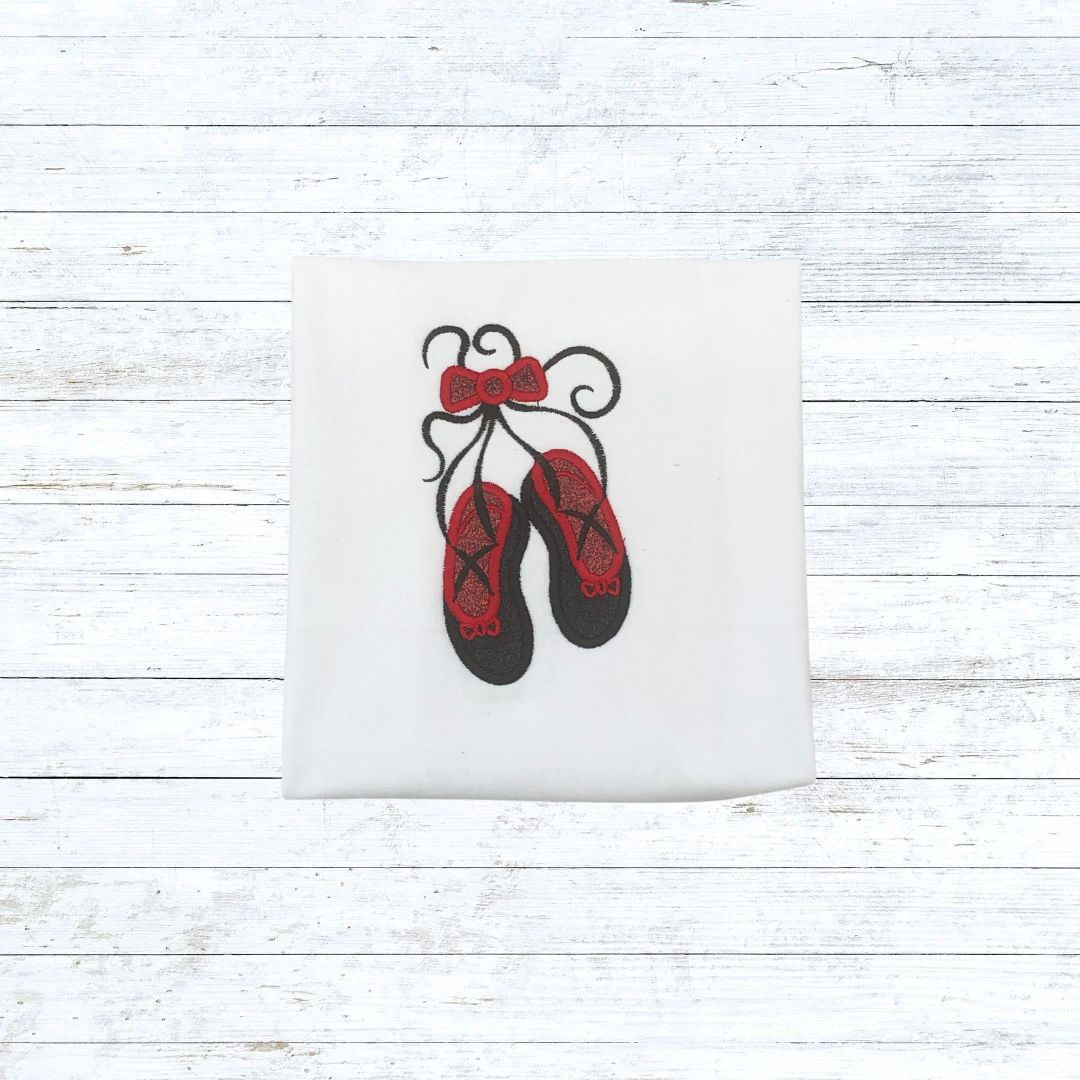 Girls ballet shoes birthday shirt