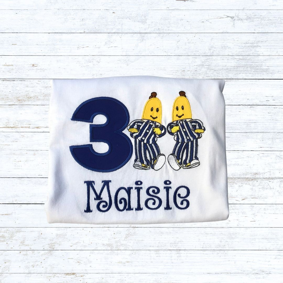 Bananas birthday shirt