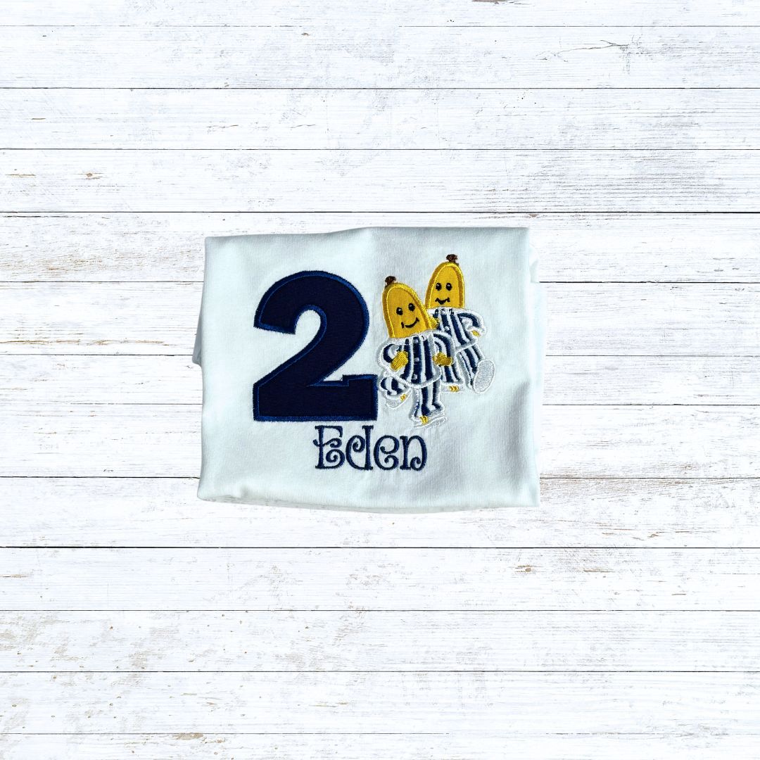 Bananas birthday shirt