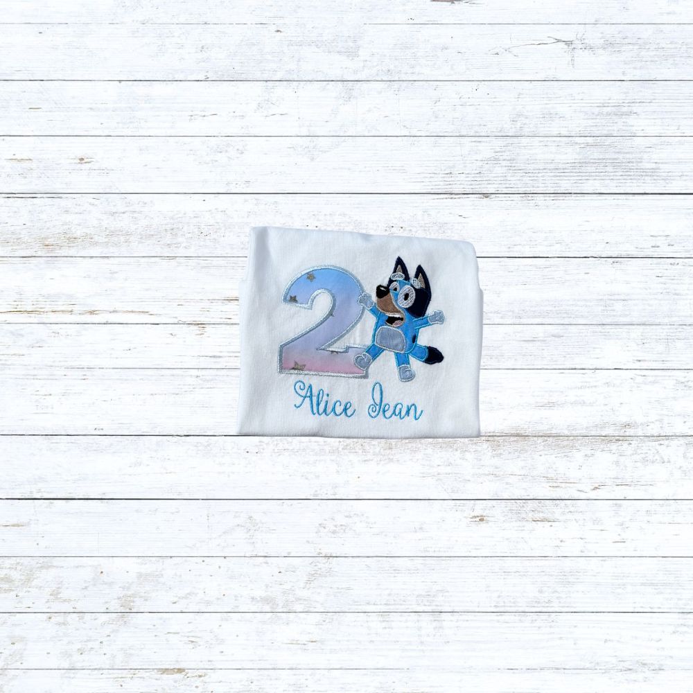 Bluey birthday shirt