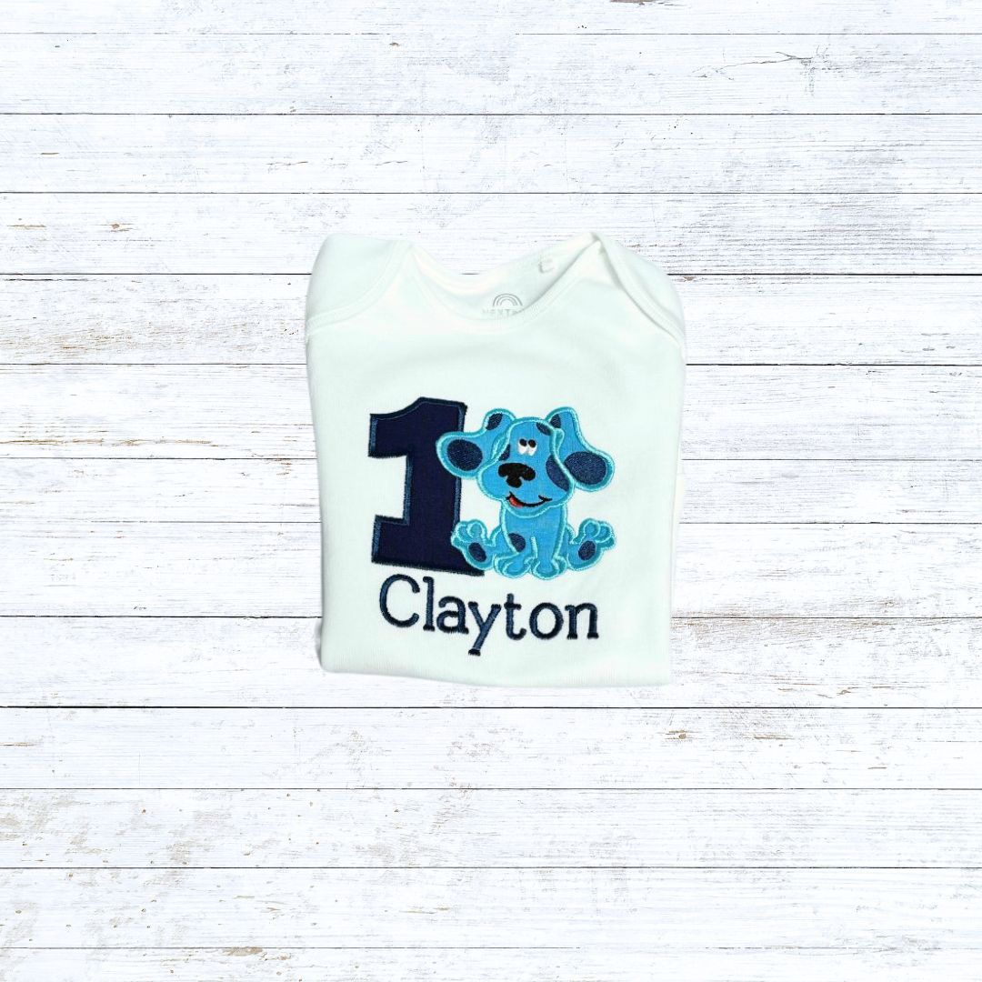 Boys blues clues birthday shirt