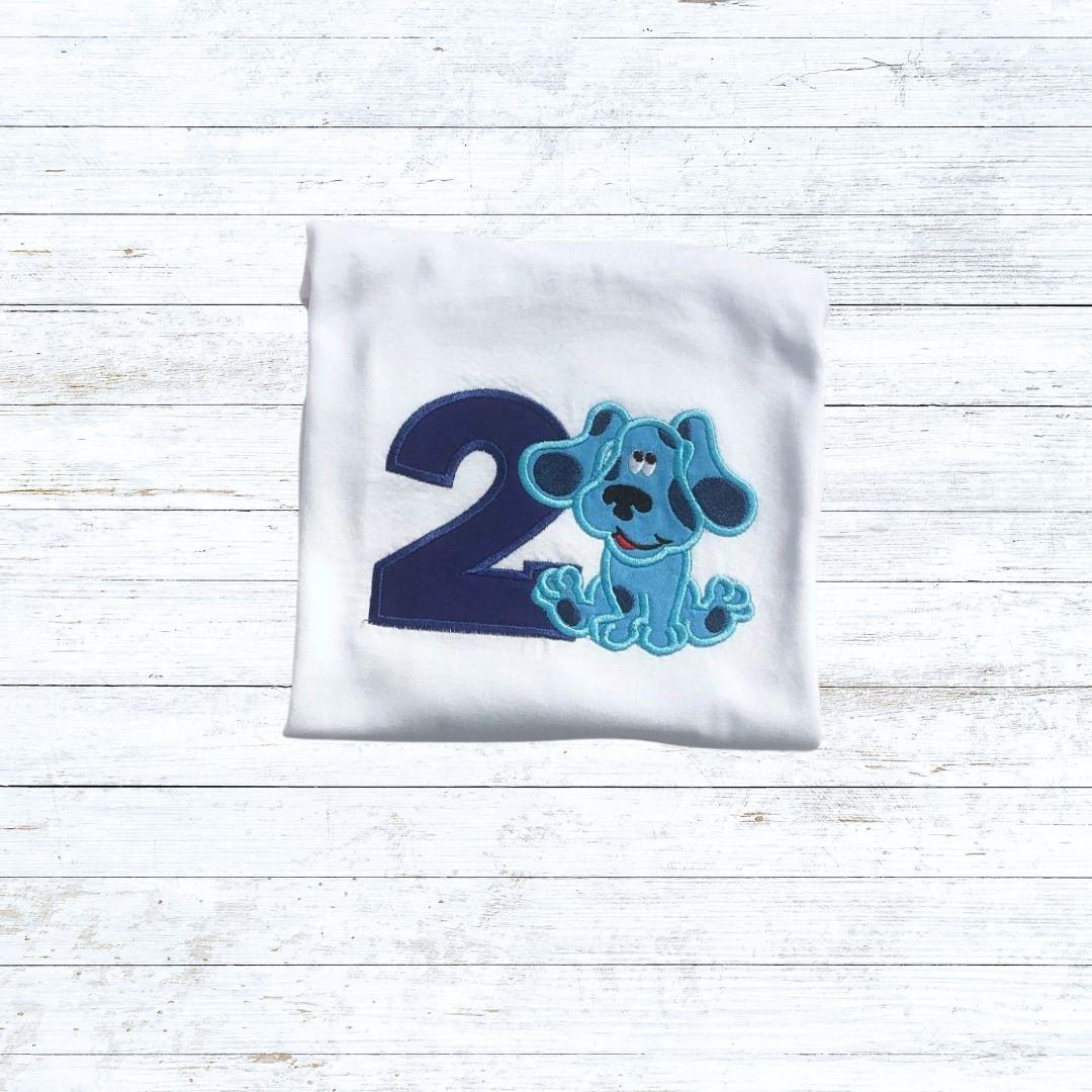 Boys blues clues birthday shirt