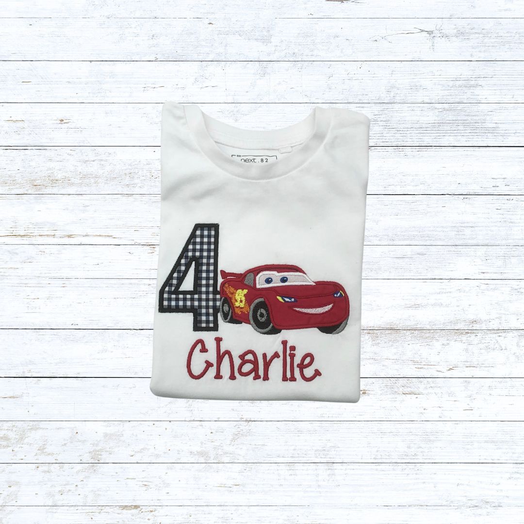 Cars birthday shirt