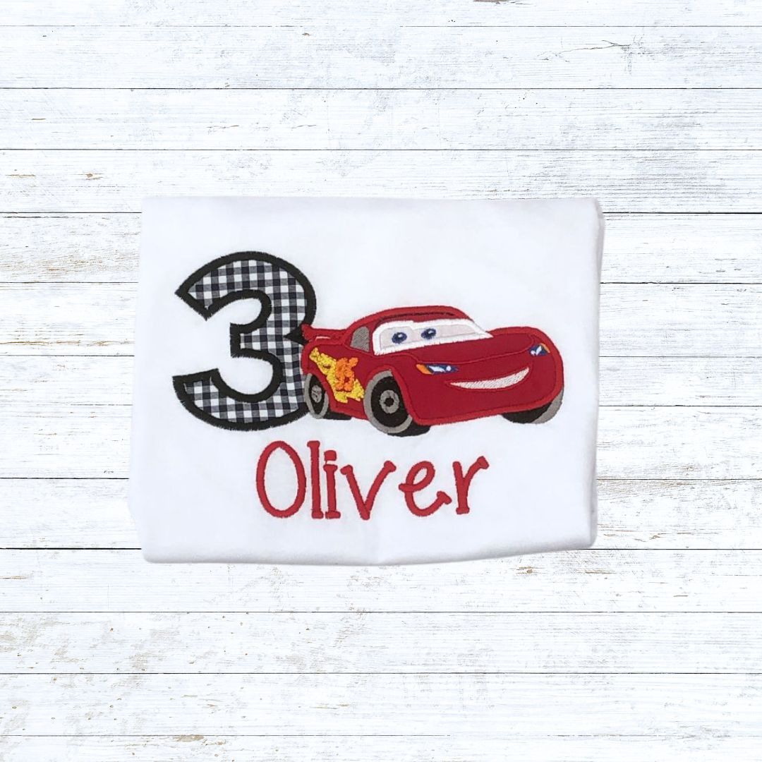 Cars birthday shirt
