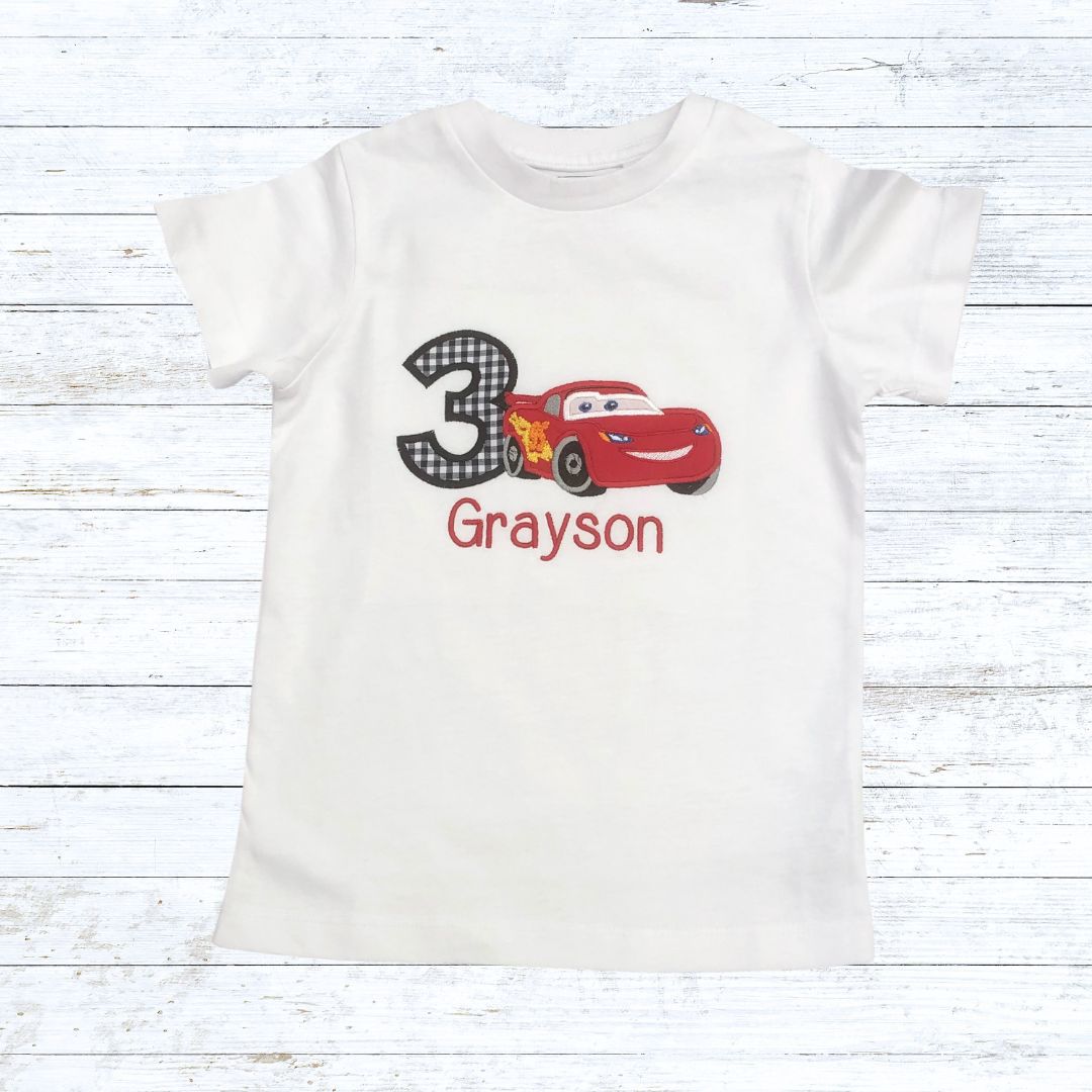 Cars birthday shirt