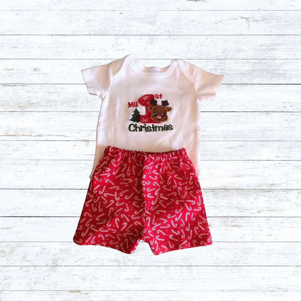 Boys Christmas outfit - My first Christmas reindeer