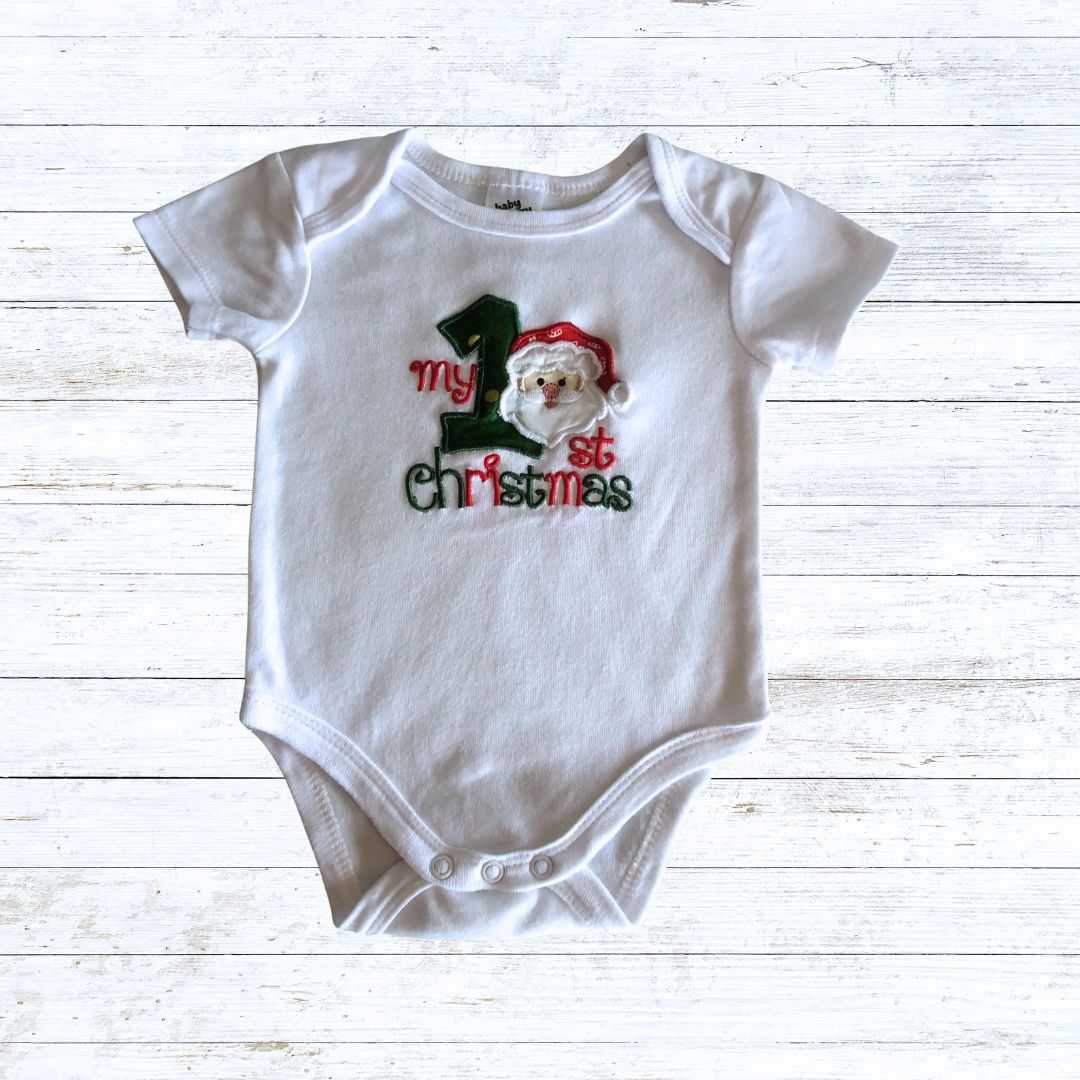 Christmas shirt - Santa my first Christmas