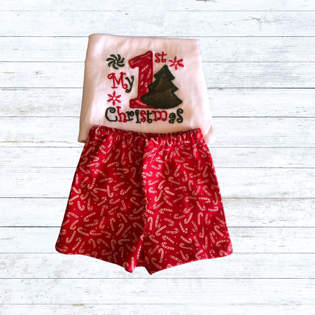 Boys Christmas outfit - My first Christmas tree