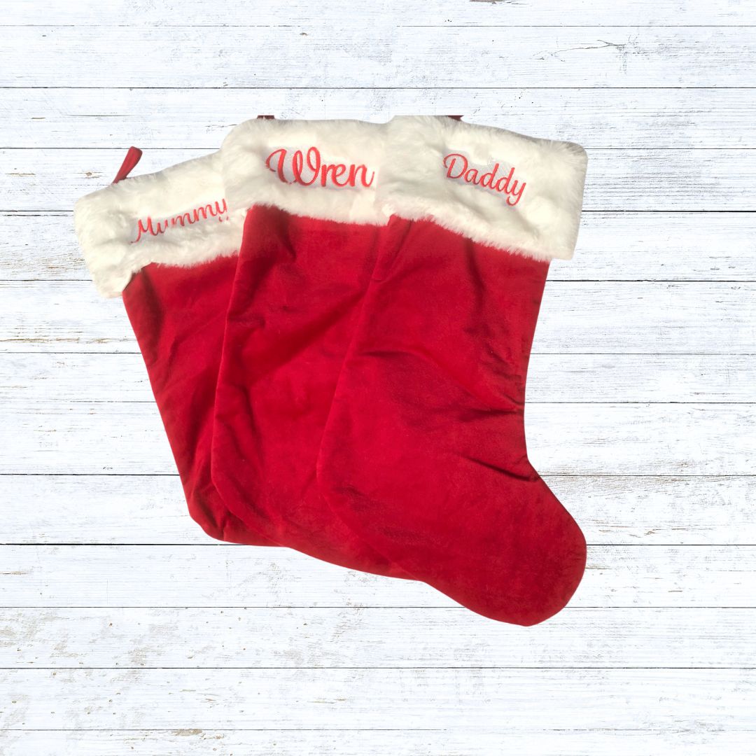Personalised Christmas stocking