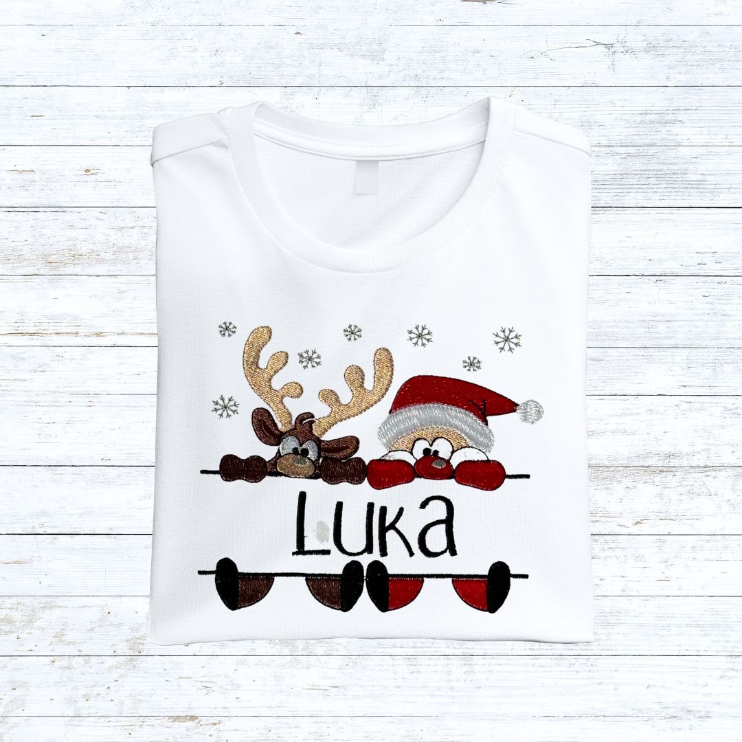 Christmas shirt - Split santa