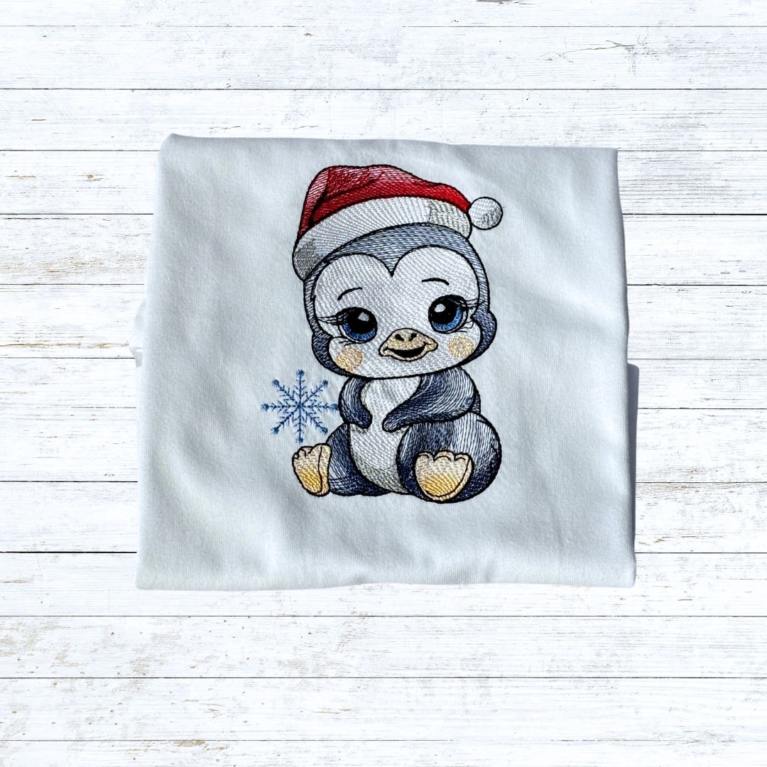 Girls christmas tutu outfit - penguin