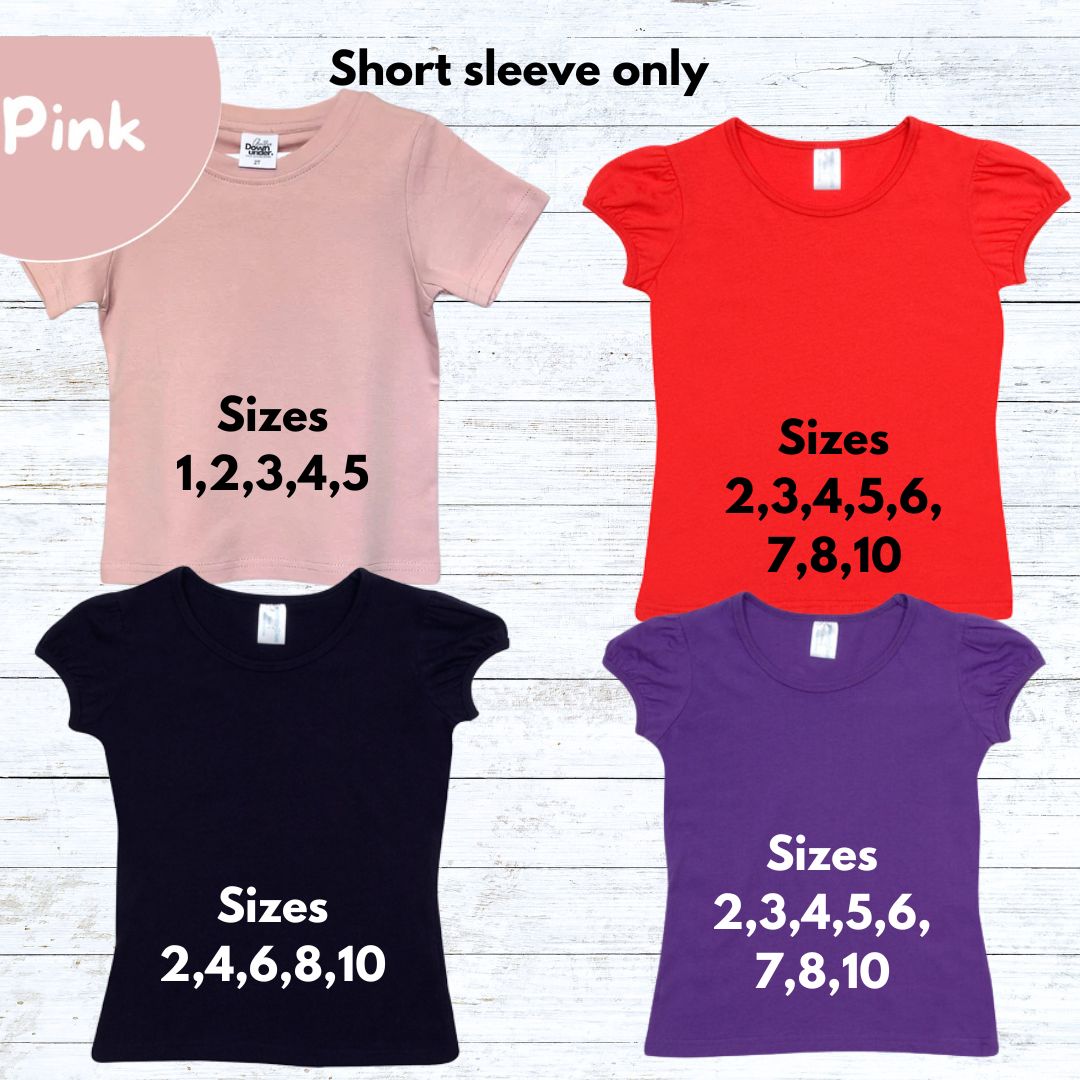 Girls Unicorn birthday shirt - pastel