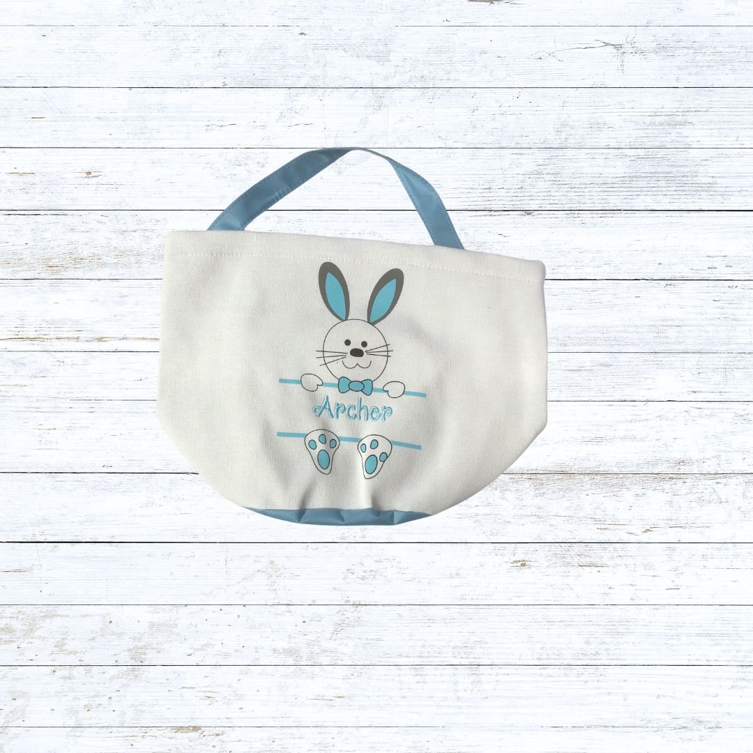 Personalised Easter bunny basket