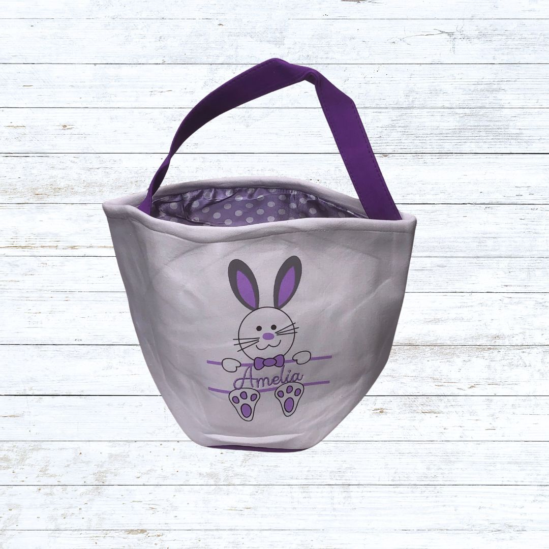 Personalised Easter bunny basket