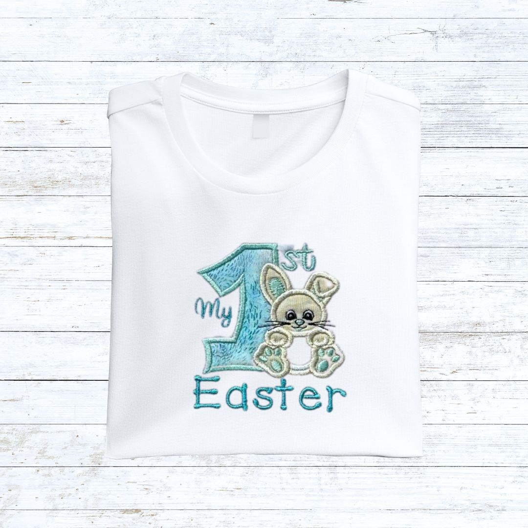 Personalised boys my first easter shirt