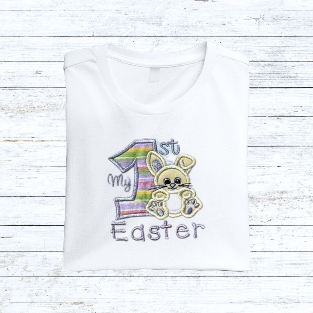 Personalised girls my first easter shirt 
