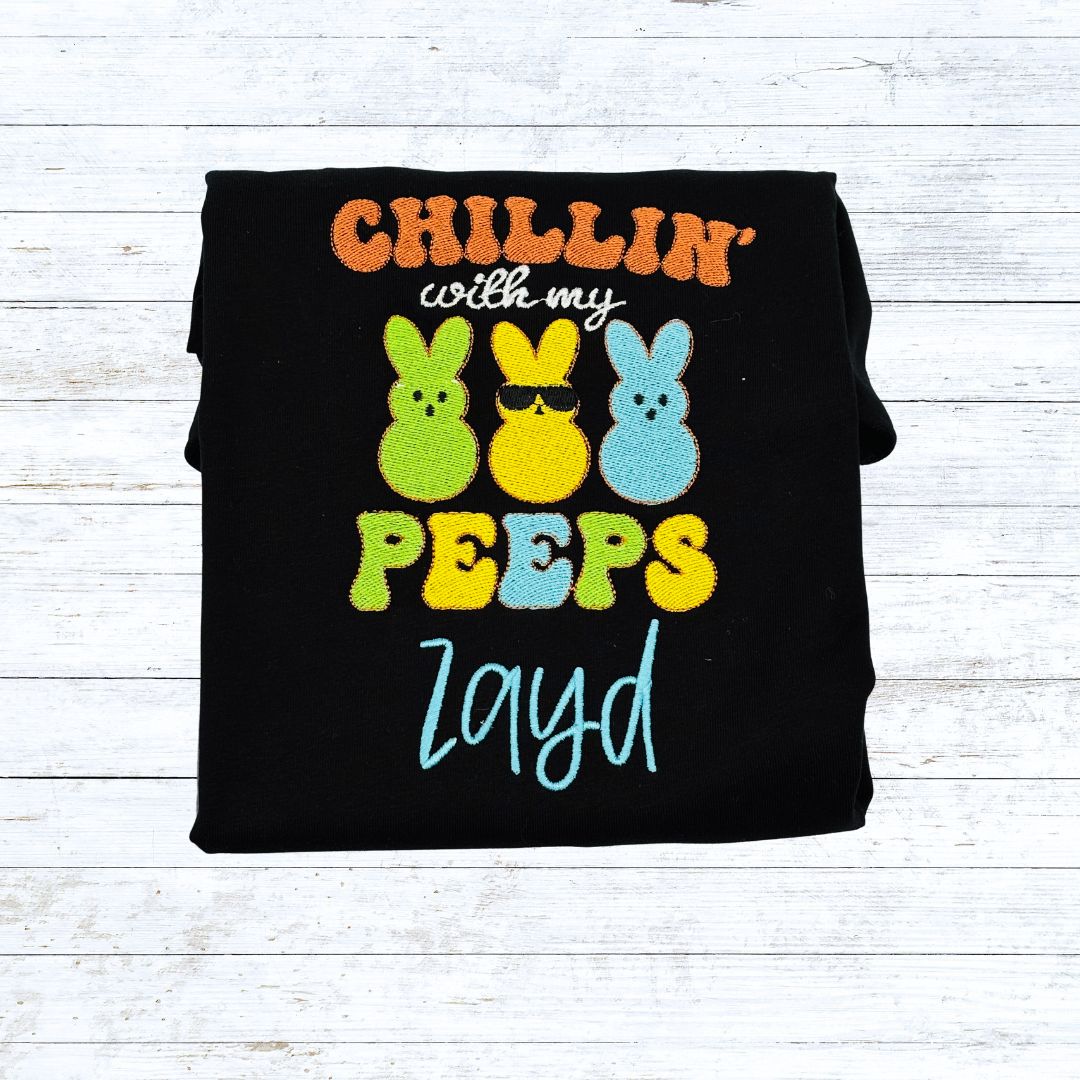 Easter shirt - chillin with my peeps