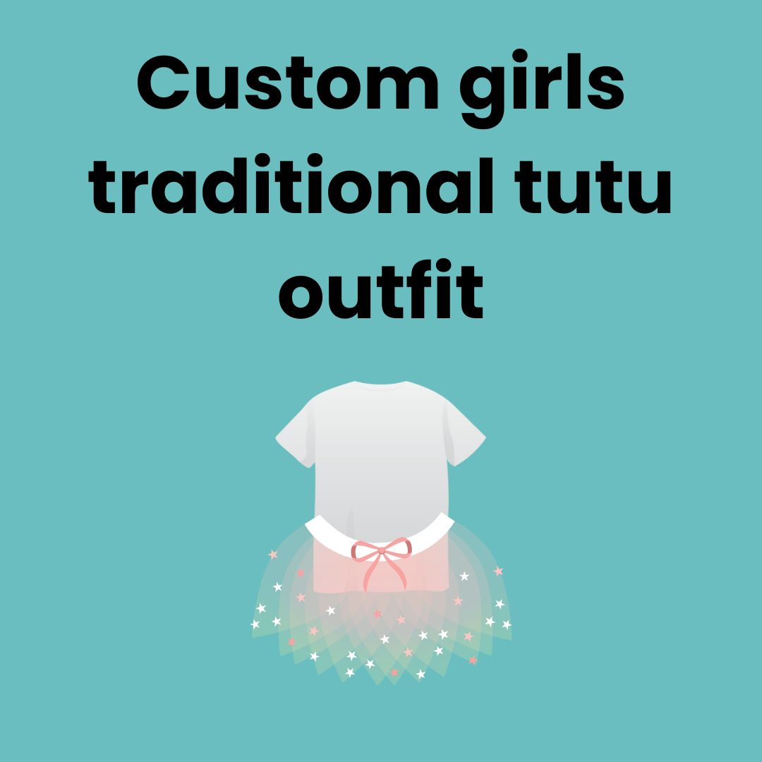 Custom traditional tutu outfit
